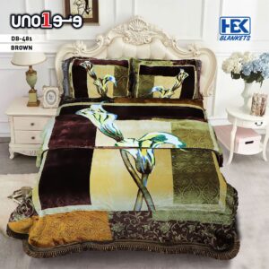 brown winter bedsheet